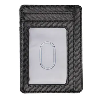 E74B RFID-блокирующий бумажник, визитница для чехла, Супертонкий мужской Кожаный чехол для кредитных карт