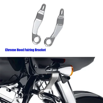 1 пара Кронштейнов Капота Мотоцикла для Harley Road Glide FLTRU FLTRX FLTRXS FLTRUSE 2015-2023 Комплект Для Крепления Опоры Обтекателя, A