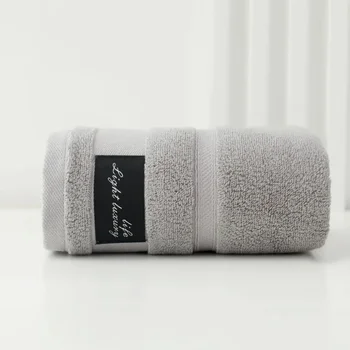 Утолщенное хлопковое полотенце для лица для взрослых, мягкое и впитывающее домашнюю ванную комнату, гостиничное полотенце из чистого хлопка класса А.