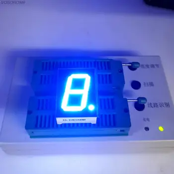 Новый 1-битный 1-дюймовый цифровой ламповый светодиодный дисплей с высоким синим освещением, 7-сегментный Общий Катод/Анод