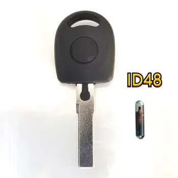 Ключ-транспондер для VW B5 Passat с чипом ID48 Для VW Polo Golf для SEAT Ibiza Leon для SKODA Octavia