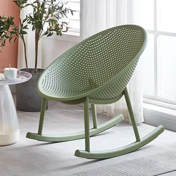 Пластиковая Опора Для Спинки Современного Кресла Для Гостиной Эргономичный Дизайн Кресла-качалки Nordic Silla Nordica Home Furniture