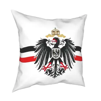 Флаг Германской империи, наволочка с Имперским орлом, декор для подушек, Германия, наволочка для дома, квадрат 40x40 см