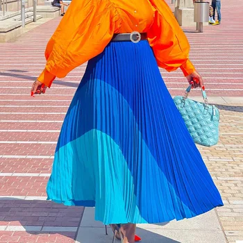 2023, Африканская одежда в стиле Дашики, Осенние Элегантные африканские женщины, Макси-юбки из полиэстера с высокой талией, Африканская одежда для женщин с поясом