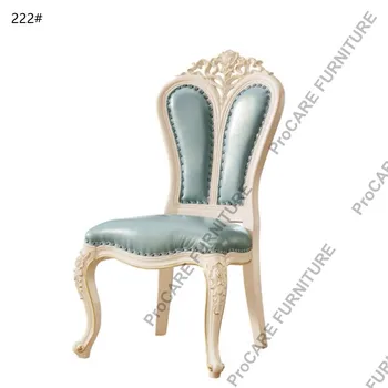 Мебель для столовой в европейском стиле, вилла из массива дерева, роскошный королевский обеденный стол, обеденный стул из массива дерева