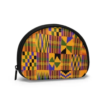 Ретро Мини-женские кошельки для монет, Африканский традиционный Художественный кошелек с принтом для девочек, Маленькая Оксфордская сумка для карт, Женская Ручная работа для дам и детей