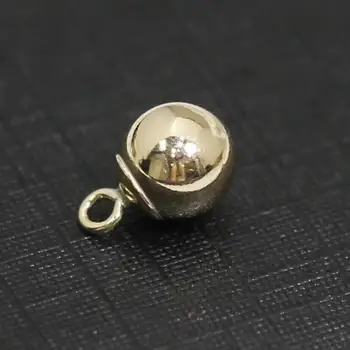 Beadsnice Подвеска-шар с золотым наполнением для ожерелья, браслета, изготовления ювелирных изделий, товаров для рукоделия 39796