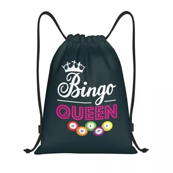 Рюкзак Bingo Queen на шнурке, спортивная спортивная сумка для мужчин и женщин, тренировочный рюкзак