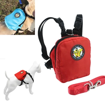 Открытый рюкзак для домашних животных, Регулируемая седельная сумка для собак, Роскошный рюкзак для собак, поводок для путешествий, походные поводки