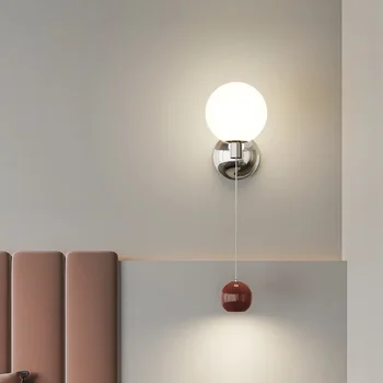 Современный светодиодный настенный светильник в простом стиле прикроватная лампа спальня коридор столовая гостиная фоновое украшение стен рассеянный свет