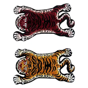 Коврик с изображением тигра, впитывающий нескользящий коврик в форме животного для детской комнаты, спальни, ванной