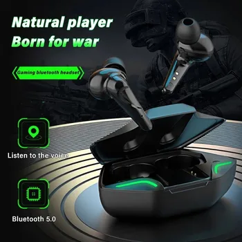 Игровые наушники Bluetooth 5.0 с низкой задержкой, профессиональные геймерские Bluetooth-наушники с микрофоном, стереогарнитура Hi-Fi