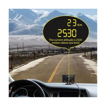 Спидометр GPS одометр HUD дисплей высотомер Автомобильные принадлежности