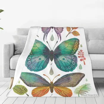 Бабочки и мотыльки Одеяло Табви Покрывало на кровать Аниме Покрывало на кровать с ветром