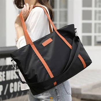 Модная женская сумка для покупок корейской версии Tide, универсальная сумка большой емкости, нейлоновая сумка, женская сумка через плечо, женская сумка-мессенджер, женская сумка-мессенджер
