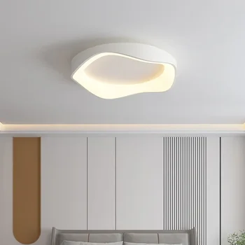 Светодиодные потолочные светильники Современный минималистичный светильник для гостиной, кабинета, столовой, креативный Круглый светильник для комнаты, потолочные светильники для спальни в скандинавском стиле