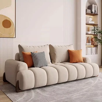 Скандинавский современный диван-кровать, Европейский минималистичный Дизайнерский кривой диван для хранения, Дешевая уличная мебель Casas Prefabricadas для гостиной