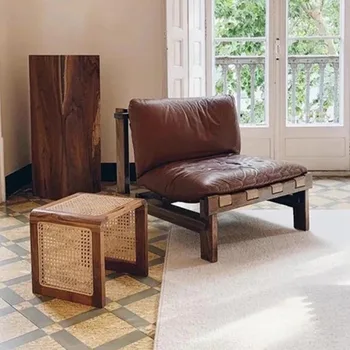 Скандинавские маленькие квадратные журнальные столики в стиле ретро из массива дерева в прихожей, Европейские журнальные столики для спальни, диван сбоку, Mesa, Вспомогательная мебель для дома