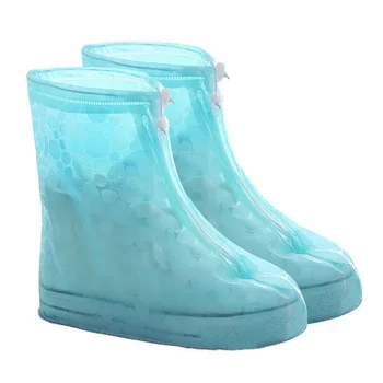 Детские бахилы, водонепроницаемые силиконовые спортивные непромокаемые бахилы из многослойного нескользящего материала, износостойкие толстые бахилы для обуви
