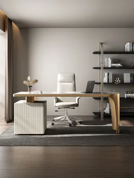 Роскошный шиферный стол простой современный компьютерный стол офисная бытовая встроенная высококачественная мебель