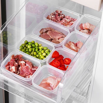 Портативный ящик для хранения замороженного мяса, Холодильник, Органайзер для хранения свежих фруктов и овощей, Прозрачный контейнер для сыра, Кухня