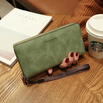 Новый женский длинный кошелек, Корейская версия сумки, многофункциональная сумка для карт, мобильный кошелек, кошелек, Женский зажим для денег