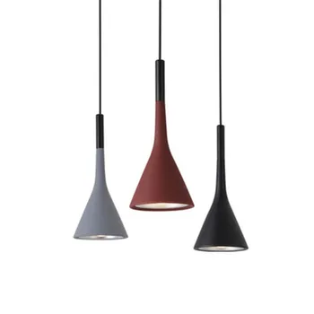 Современные светодиодные подвесные светильники Черный, белый цвет E27 для кухонной утвари, стола в спальне, столовой, подвесной лампы с абажуром, домашней люстры