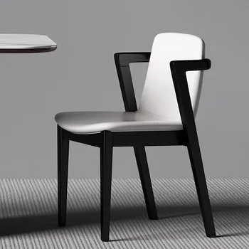 Европейские роскошные обеденные стулья Современный минимализм Обеденные стулья скандинавского дизайна Металлическая мебель для спальни Cadeira Jantar Lounge Suite