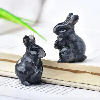 Воскрешение весеннего декора, фигурка кролика ручной работы с искусственной реалистичной пасхальной декоративной скульптурой для домашней комнаты с тонкой текстурой