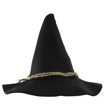 Удобная Шляпа Ведьмы, Стильные Шляпы Ведьмы на Хэллоуин, Аксессуары для Маскарадных Вечеринок, Костюмы Для Косплея С Широкими Заостренными Полями
