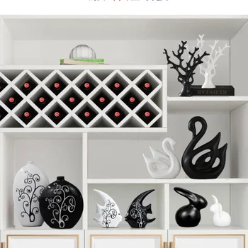 Предметы интерьера Керамические украшения для гостиной Креативные настольные украшения для винного шкафа Свадебные подарки Украшения для комнаты