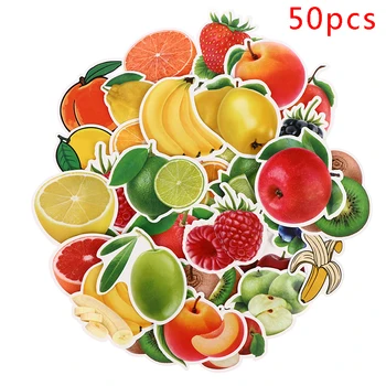 50 Шт. Наклейки с фруктами для кухни, формы для выпечки, наклейки с фруктами для холодильника