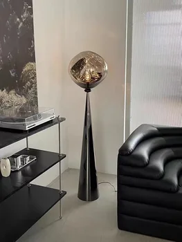 Креативный постмодернистский торшер из лавы в гостиной, роскошное оформление спальни, кабинета, атмосфера Вертикальной лампы