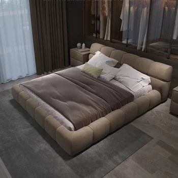 Роскошная современная итальянская кровать-каркас для спальни, полноразмерный салон, многофункциональная скандинавская кама-бокс, Роскошный спальный гарнитур Casal