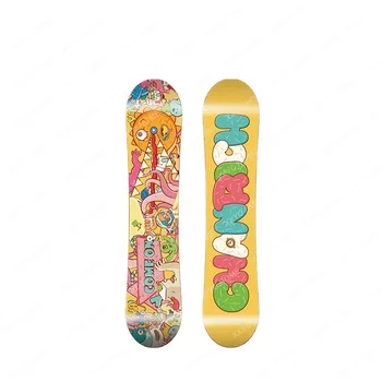 Детский одноплатный скейтборд, подростковые универсальные зимние ботинки для скейтбординга с цветочным рисунком, фиксированная пластина