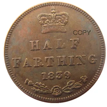 1839 Великобритания Великобритания / Цейлон Виктория Копии монет размером в полфартинга