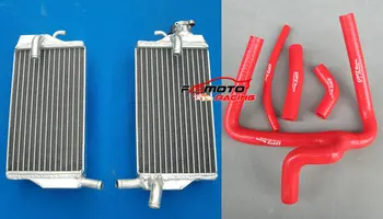 Алюминиевый Радиатор L & R + Шланг охлаждения для Honda CR250 CR250R CR 250 CR 250R 02 03 04 2002 2003 2004