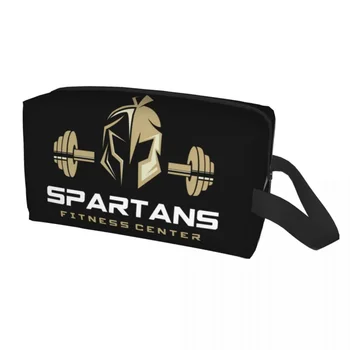 Косметичка для фитнеса в спортзале Spartan для женщин, косметический органайзер для путешествий, сумки для хранения туалетных принадлежностей Kawaii