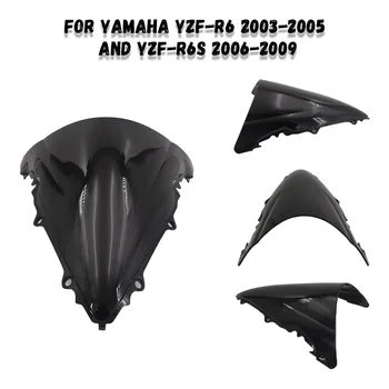 Для YAMAHA YZF R6S 2006-2009 YZF-R6 2003-2005 Ветровое Стекло Защита От Ветра Double Bubble Ветроотражатель Аксессуары Для мотоциклов