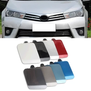 Накладка на крючок переднего бампера автомобиля, крышка багажника, отверстие для глазка прицепа, защитная пластина, накладка панели для Toyota Corolla Седан 4 двери 2014-2017
