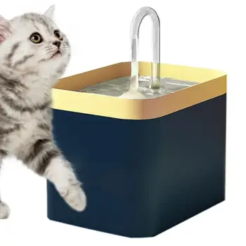 Фонтан для кошек, поилка для собак, 1,5 л, миска для воды, поилка для собак, диспенсер для воды для нескольких домашних животных