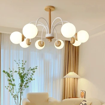 Подвесной светильник AiPaiTe French LED Home Decor, Большой диаметр 86 см, подходит для подвесного потолка отеля, ресторана.