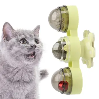 Интерактивная игрушка для кошек, Ветряная мельница, легкий поворотный стол для ветряных мельниц, Дразнящая игрушка для кошек, Аксессуары для домашних животных, игрушка-ветряная мельница для маленьких кошек
