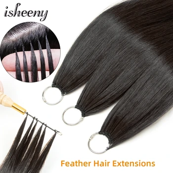 Наращивание Человеческих Волос Isheeny Feather 16