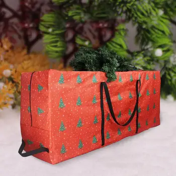 Для хранения искусственной рождественской елки Прочная водонепроницаемая сумка для хранения рождественской елки с гладкими ручками на молнии для праздничного Рождества