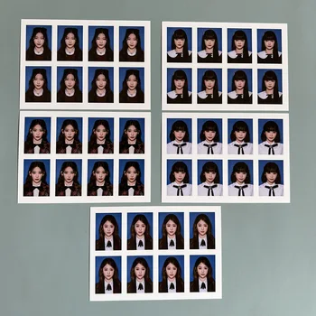 Открытки Kpop Idol LE SSERAFIM Lomo, фотокарточки, новый альбом, открытка с фотопечатью в один дюйм, плакат, наклейка, коллекция подарков для фанатов группы