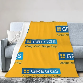 Одеяла Greggs Resto И Bakery из мягкой теплой фланели, покрывало для кровати, гостиной, домашнего дивана для пикника и путешествий
