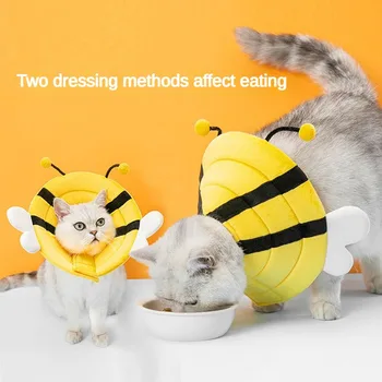 Кошка Elizabeth Circle, защитный головной убор от облизывания и укусов, Мягкое кольцо для шеи, защитные принадлежности после работы