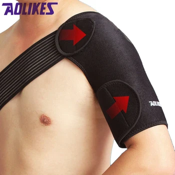 AOLIKES, 1 шт., бандаж на плечо, защита плеча, Высокоэластичный корректор осанки, ортопедические средства для мужчин и женщин